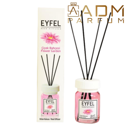 Odorizant de cameră Eyfel Flower Garden 120 ml cu bețișoare parfumate