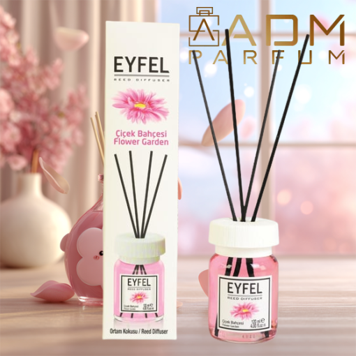 Odorizant de cameră Eyfel Flower Garden 120 ml cu bețișoare parfumate