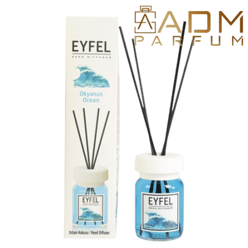 Odorizant de cameră Eyfel Ocean Okyanus 120 ml cu bețișoare, imagine produs ADM Parfum