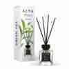 Odorizant de cameră Alya Green Tea 100 ml, flacon cu bețișoare negre și cutie