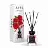 Odorizant de cameră Alya Rose 100 ml, flacon cu bețișoare negre și cutie
