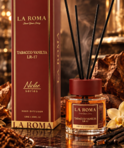La Roma Niche Tabacco Vanilya 120 ml în decor elegant