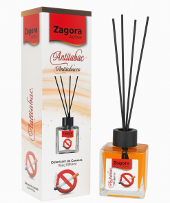 Odorizant de cameră Zagora Active Antitabac 120 ml – elimină mirosul de fum, parfum proaspăt și curat