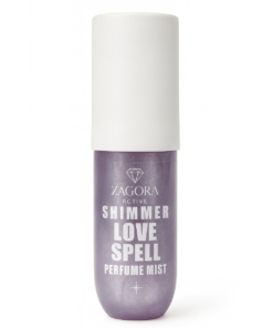 Spray parfumat pentru corp cu sclipici Zagora Shimmer Love Spell 90 ml