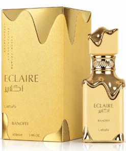 Lattafa Eclaire Banoffi 100 ml apă de parfum unisex – flacon și cutie