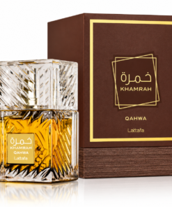 Lattafa Khamrah Qahwa 100 ml apă de parfum unisex – flacon și cutie
