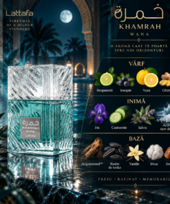 Lattafa Khamrah Waha Apă de Parfum 100 ml și piramida notelor olfactive