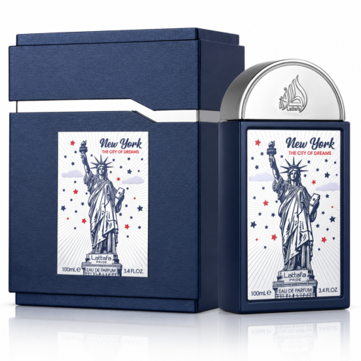 Lattafa New York The City of Dreams 100 ml apă de parfum unisex – flacon și cutie