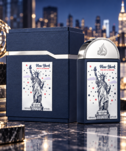 Lattafa New York The City of Dreams 100 ml parfum unisex în decor New York