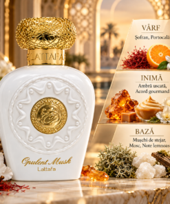 Lattafa Opulent Musk 100 ml piramidă olfactivă și note parfum
