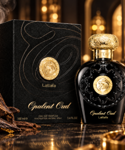Lattafa Opulent Oud 100 ml parfum unisex în decor oriental elegant