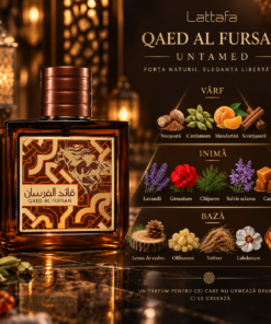 Lattafa Qaed Al Fursan Untamed Apă de Parfum 90 ml cu flacon și cutie