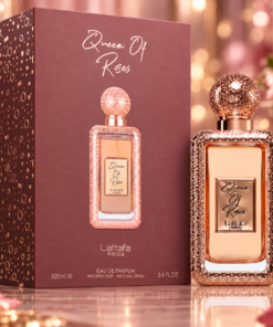 Lattafa Queen of Roses 100 ml parfum de damă în decor premium cu trandafiri