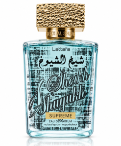 Lattafa Sheikh Al Shuyukh Supreme 100 ml – flacon de apă de parfum cu capac auriu