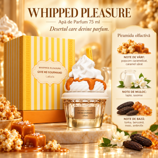 Lattafa Whipped Pleasure Apă de Parfum 75 ml și piramida notelor olfactive