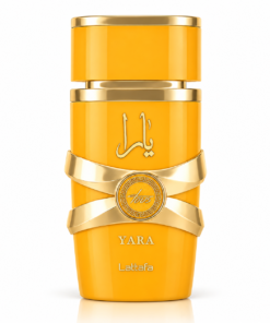 Lattafa Yara Tous 100 ml – flacon portocaliu de apă de parfum pentru femei, cu detalii aurii
