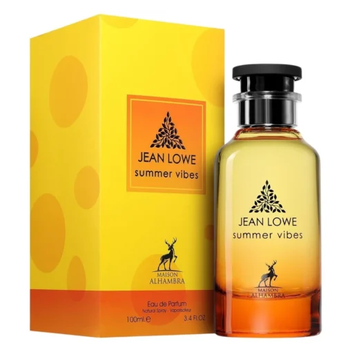 Maison Alhambra Jean Lowe Summer Vibes Eau de Parfum Unisex 100 ml – flacon și cutie