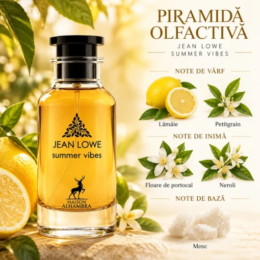 Maison Alhambra Jean Lowe Summer Vibes Eau de Parfum Unisex 100 ml – piramidă olfactivă
