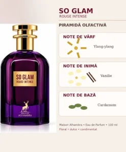 Maison Alhambra So Glam Rouge Intense Eau de Parfum Damă 100 ml – piramidă olfactivă