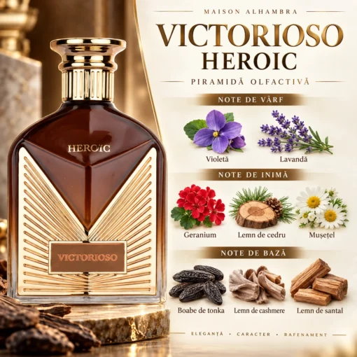Maison Alhambra Victorioso Heroic Eau de Parfum Bărbați 100 ml – piramidă olfactivă