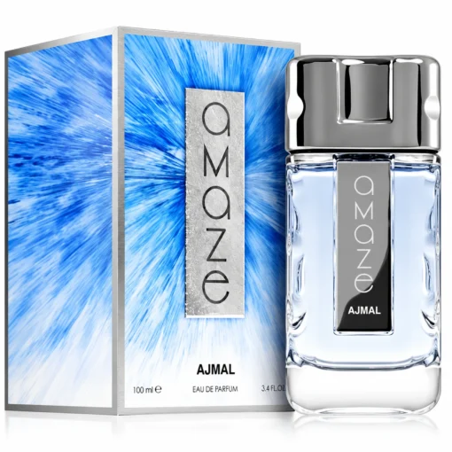 Ajmal Amaze Him 100 ml, flacon și cutie