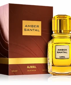 Ajmal Amber Santal 100 ml, flacon și cutie