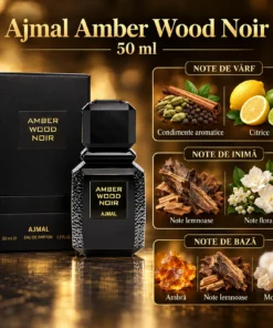 Ajmal Amber Wood Noir 50 ml, piramida olfactivă