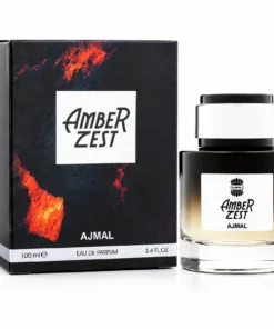 Ajmal Amber Zest 100 ml, flacon și cutie