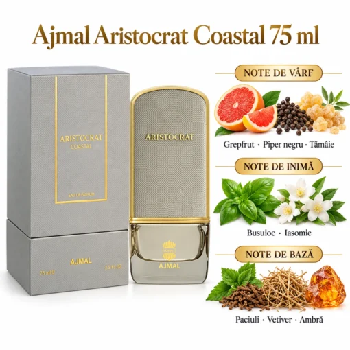 Ajmal Aristocrat Coastal 75 ml, piramida olfactivă