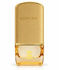 Ajmal Aristocrat Coral 75 ml, flacon pe fundal alb