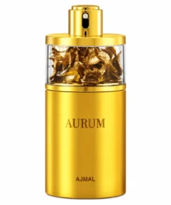 Ajmal Aurum 75 ml, flacon pe fundal alb