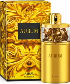 Ajmal Aurum 75 ml, flacon și cutie