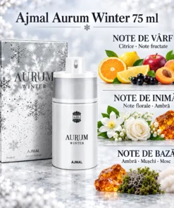Ajmal Aurum Winter 75 ml, piramida olfactivă