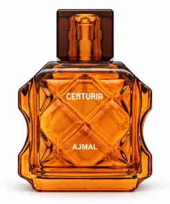 Ajmal Centuria 100 ml, flacon pe fundal alb