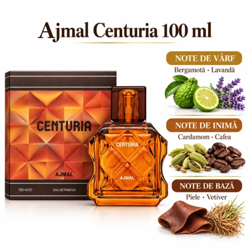 Ajmal Centuria 100 ml, piramida olfactivă
