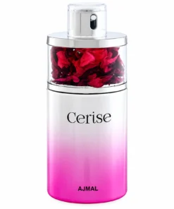 Ajmal Cerise 75 ml, flacon pe fundal alb