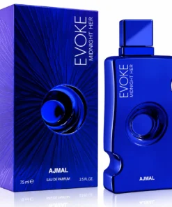 Ajmal Evoke Midnight Her 75 ml, flacon și cutie