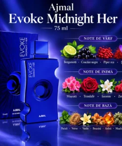 Ajmal Evoke Midnight Her 75 ml, piramida olfactivă