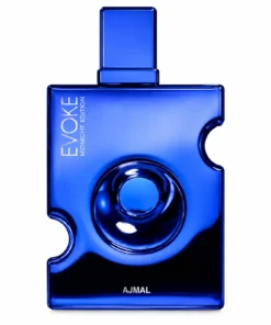 Ajmal Evoke Midnight Him 90 ml, flacon pe fundal alb