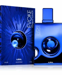 Ajmal Evoke Midnight Him 90 ml, flacon și cutie