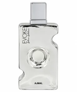 Ajmal Evoke Silver Edition Her 75 ml, flacon pe fundal alb