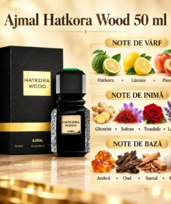 Ajmal Hatkora Wood 50 ml, piramida olfactivă