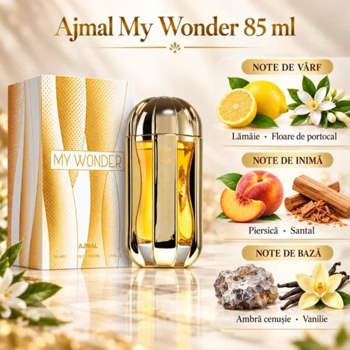 Ajmal My Wonder 85 ml, piramida olfactivă