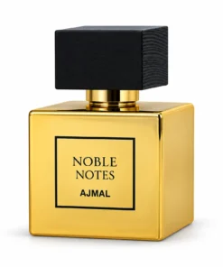 Ajmal Noble Notes 100 ml, flacon pe fundal alb