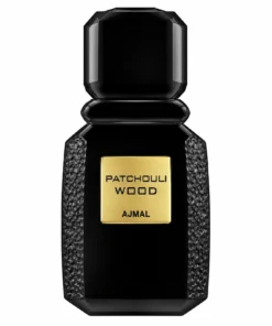 Ajmal Patchouli Wood 100 ml, flacon pe fundal alb