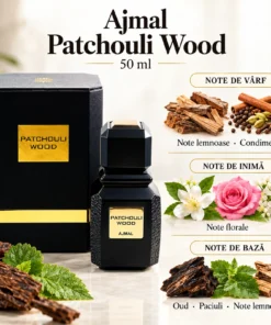 Ajmal Patchouli Wood 50 ml, piramida olfactivă
