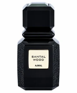 Ajmal Santal Wood 100 ml, flacon pe fundal alb