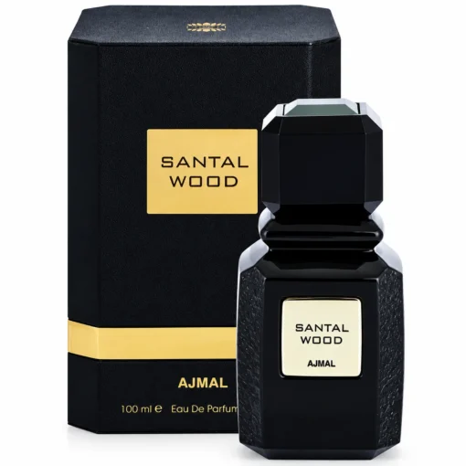 Ajmal Santal Wood 100 ml, flacon și cutie