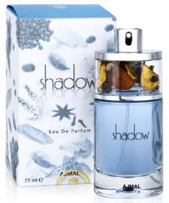 Ajmal Shadow Him 75 ml, flacon și cutie