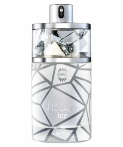 Ajmal Shadow Ice 75 ml, flacon pe fundal alb